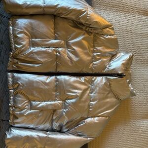 H&M Metallic Silver Jacket